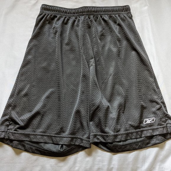 Black Mesh Reebok Basketball Shorts - Picture 1 of 5
